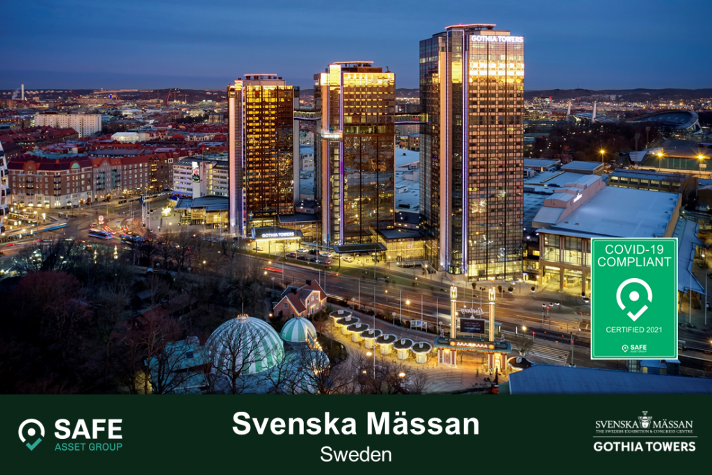 Sweden’s largest trade fair facilities are now Covid-19 certified