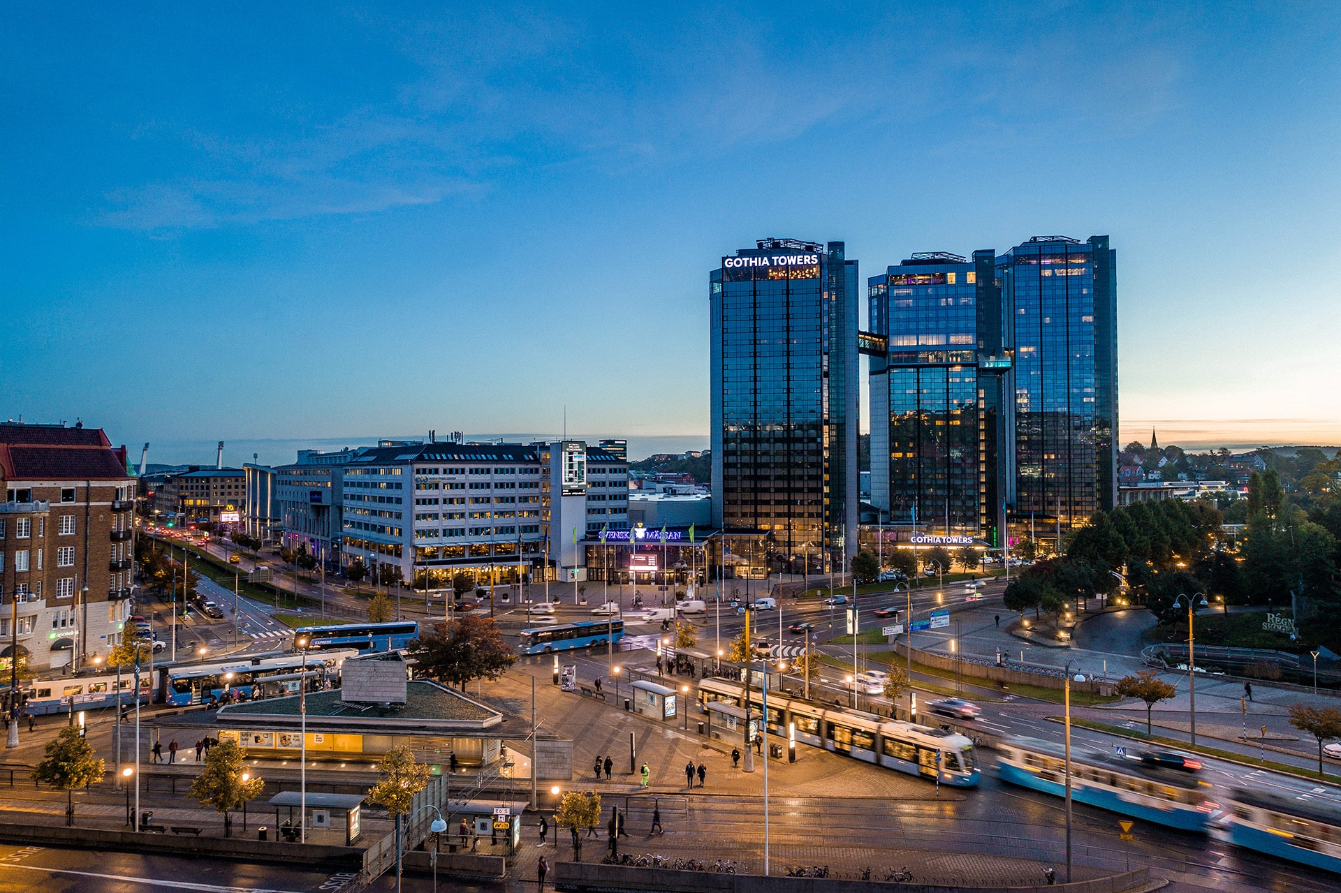 Exterior The Swedish Exhibition and Congress Centre and Gothia Towers
