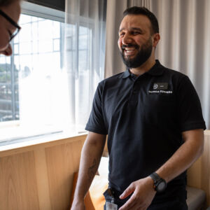 Shadi, Housekeeper at Svenska Mässan Gothia Towers