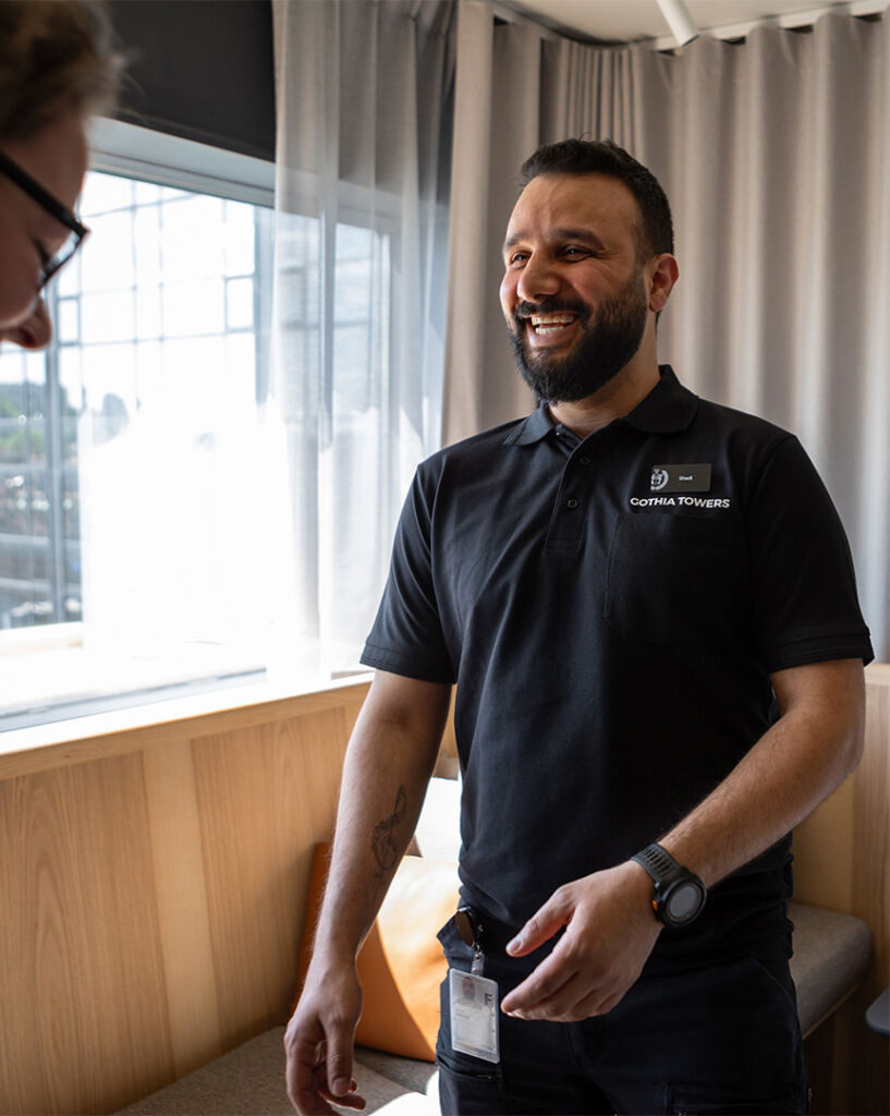 Shadi, Housekeeper at Svenska Mässan Gothia Towers