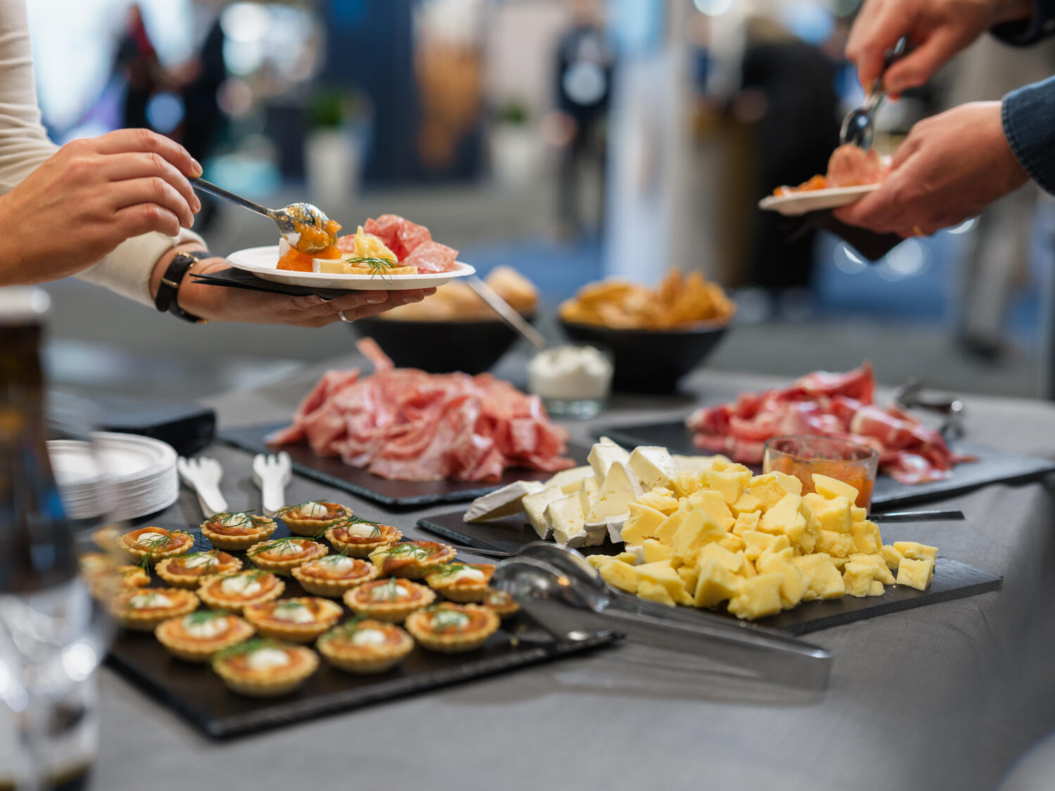 small portions of food